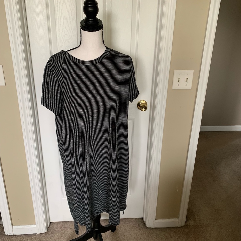 Striped t-shirt dress